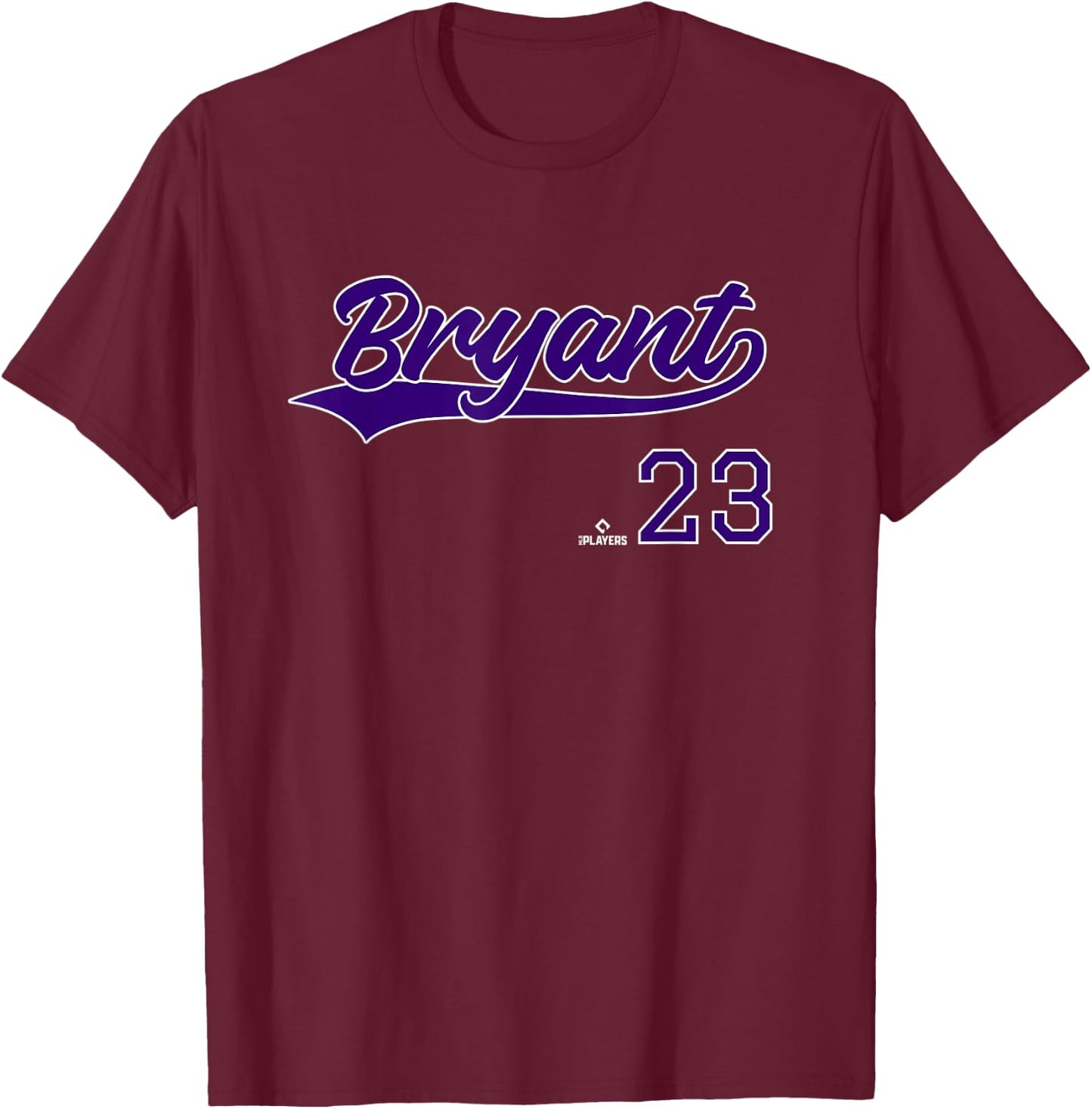 Vintage Gameday Kris Bryant Colorado MLBPA T-Shirt - T-Shirt | Maroon