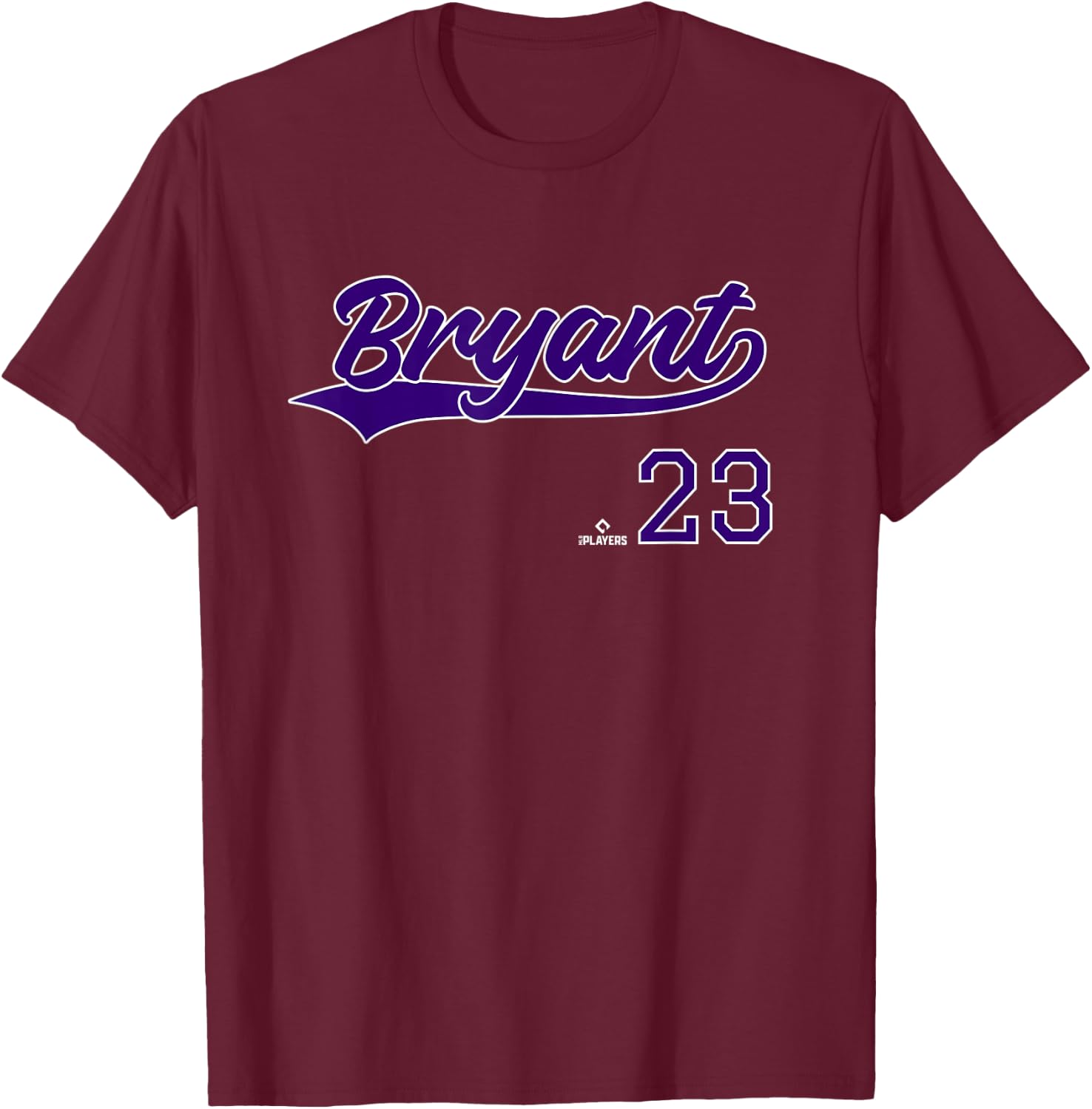 Vintage Gameday Kris Bryant Colorado MLBPA T-Shirt - T-Shirt | Maroon