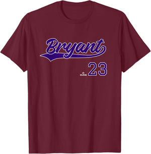 Vintage Gameday Kris Bryant Colorado MLBPA T-Shirt - T-Shirt | Maroon