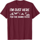 Funny Shark Teeth Design Women Animal Fossil Hunters T-Shirt - T-Shirt | Maroon