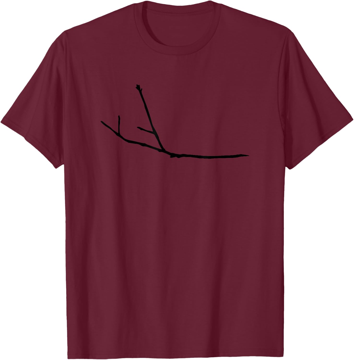 Stick T-Shirt - T-Shirt | Maroon