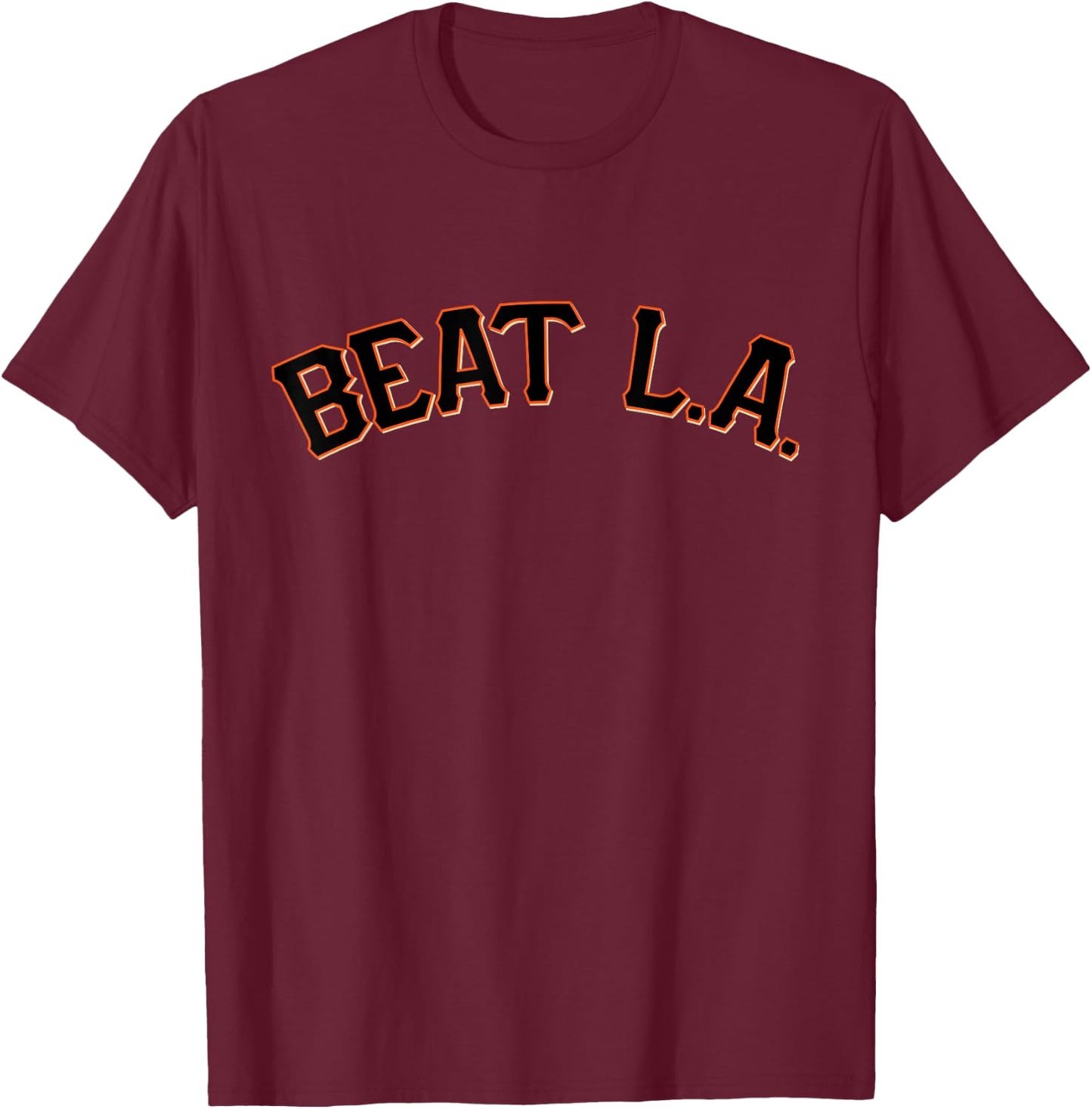San Francisco Beat L.A. T-Shirt - T-Shirt | Maroon