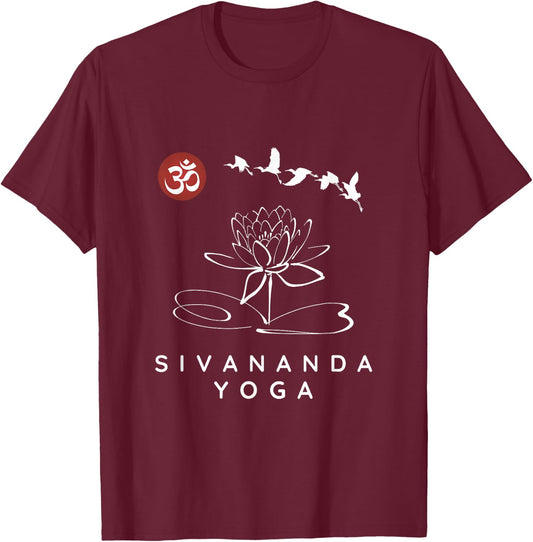 Sivananda Yoga Instructor / Sivananda Yoga Beginner Design T-Shirt - T-Shirt | Maroon