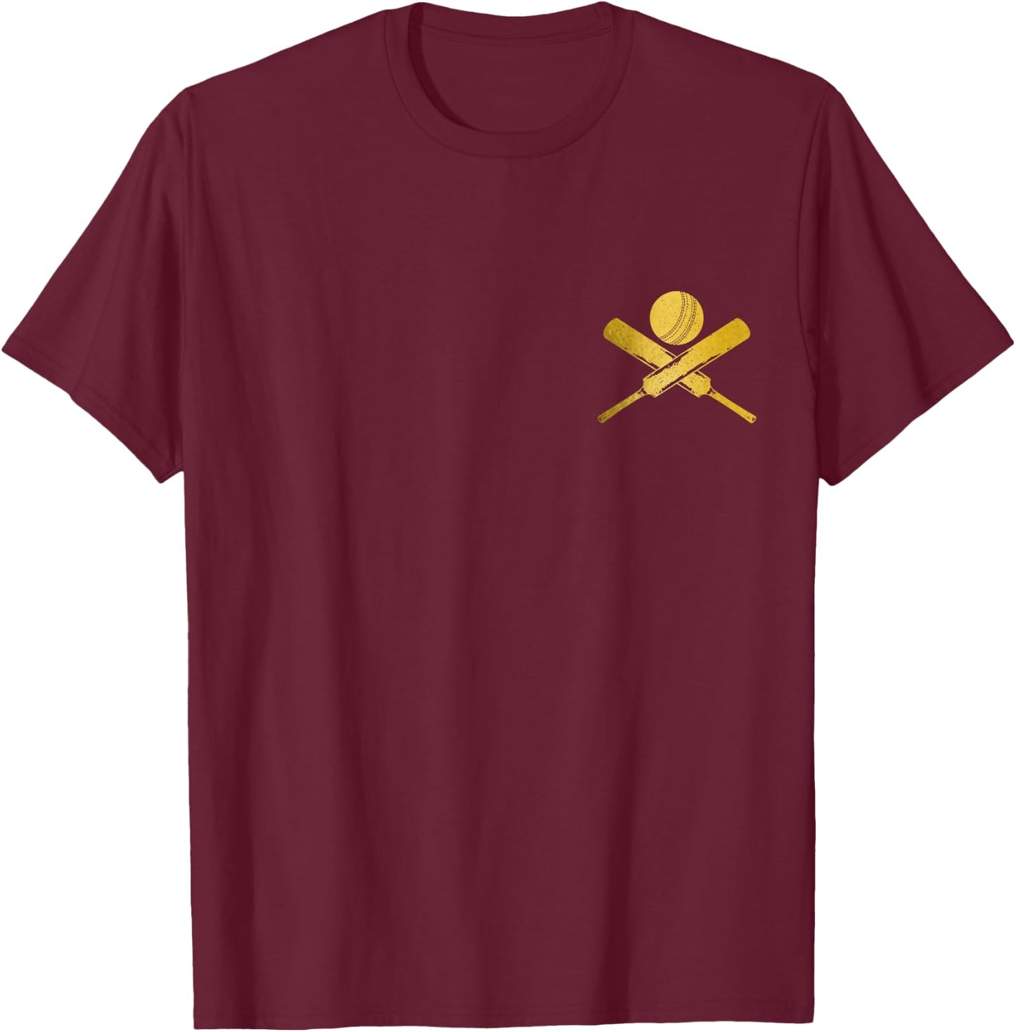 Cricket T-Shirt - T-Shirt | Maroon