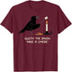Funny Quoth The Raven Have A S'More Distressed T-Shirt - T-Shirt | Maroon