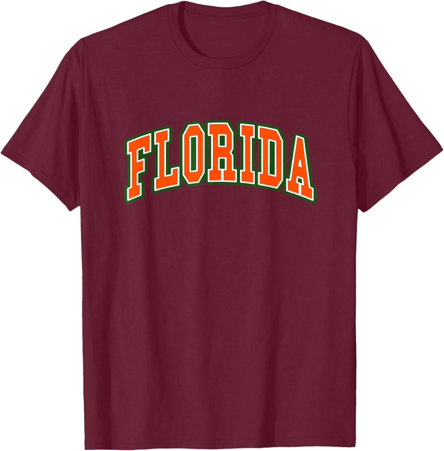 Florida - Throwback Design - Classic T-Shirt - T-Shirt | Maroon
