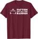 Fatties Get All The Baddies O-Line Funny Stud T-Shirt - T-Shirt | Maroon