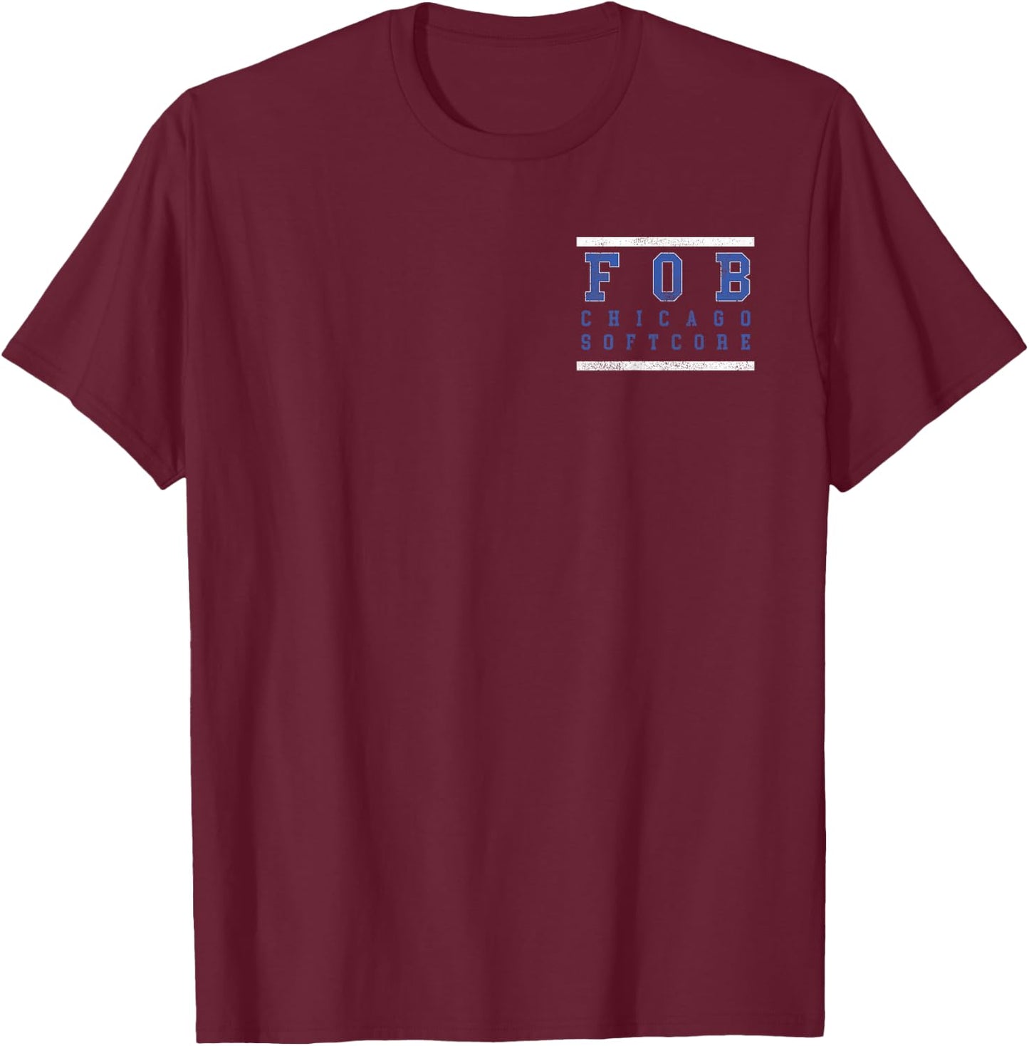 Fall Out Boy - Curse On Your Lips T-Shirt - T-Shirt | Maroon