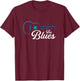 The Blues | American Folk Music | Guitar Musician T-Shirt - T-Shirt | Maroon