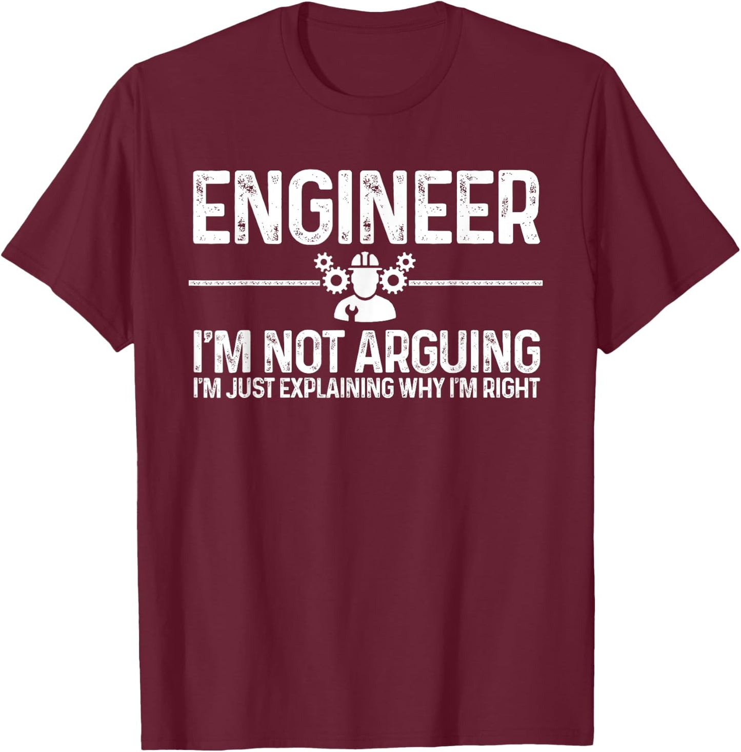 Funny Engineer Gift Women Software Civil Engineering T-Shirt - T-Shirt | Maroon