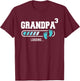 Grandpa 3 Third Time Grandpa Funny Grandpa Of Three T-Shirt - T-Shirt | Maroon