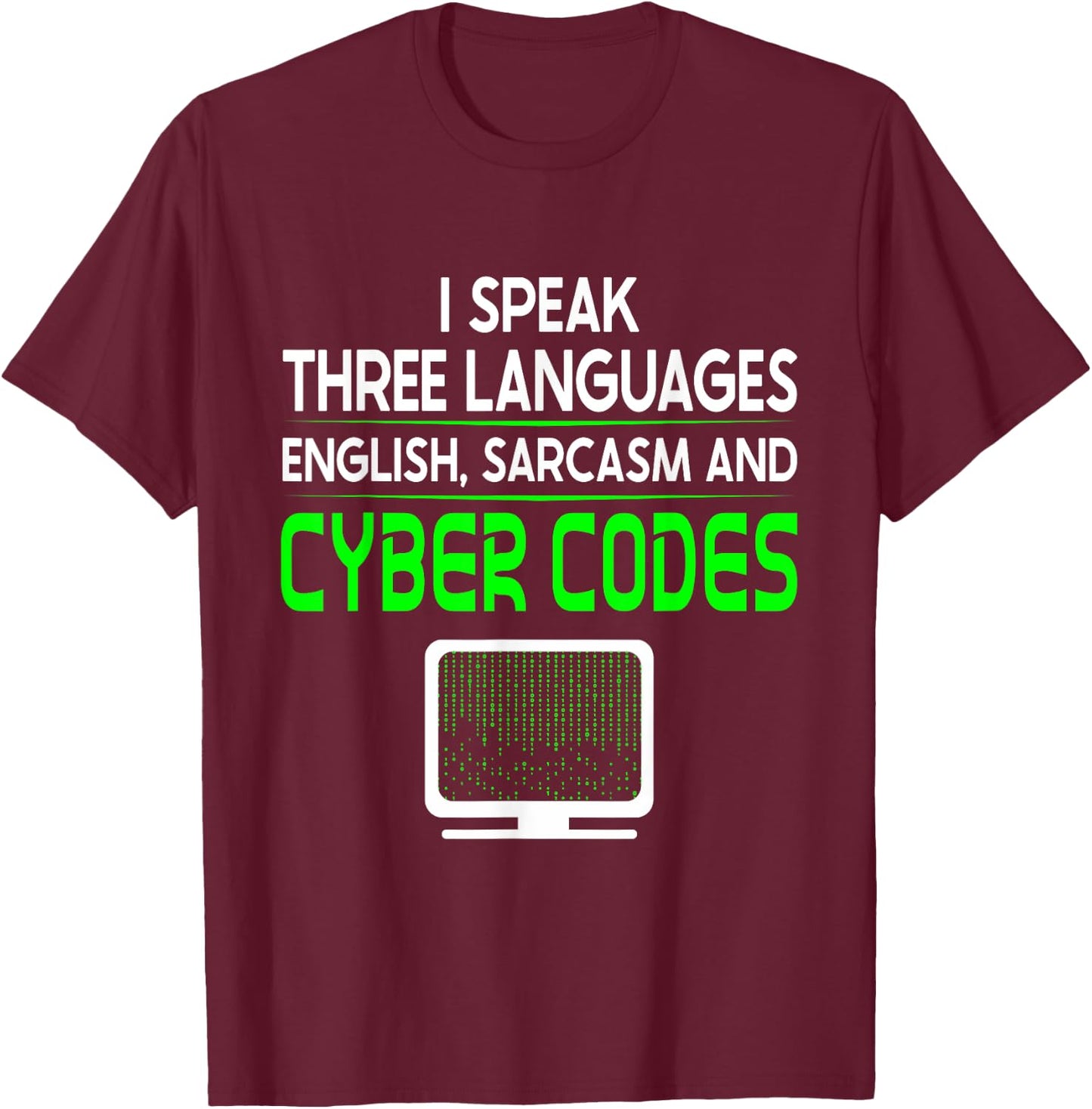 Cyber security Professional Funny IT Security Ethical hacker T-Shirt - T-Shirt | Maroon