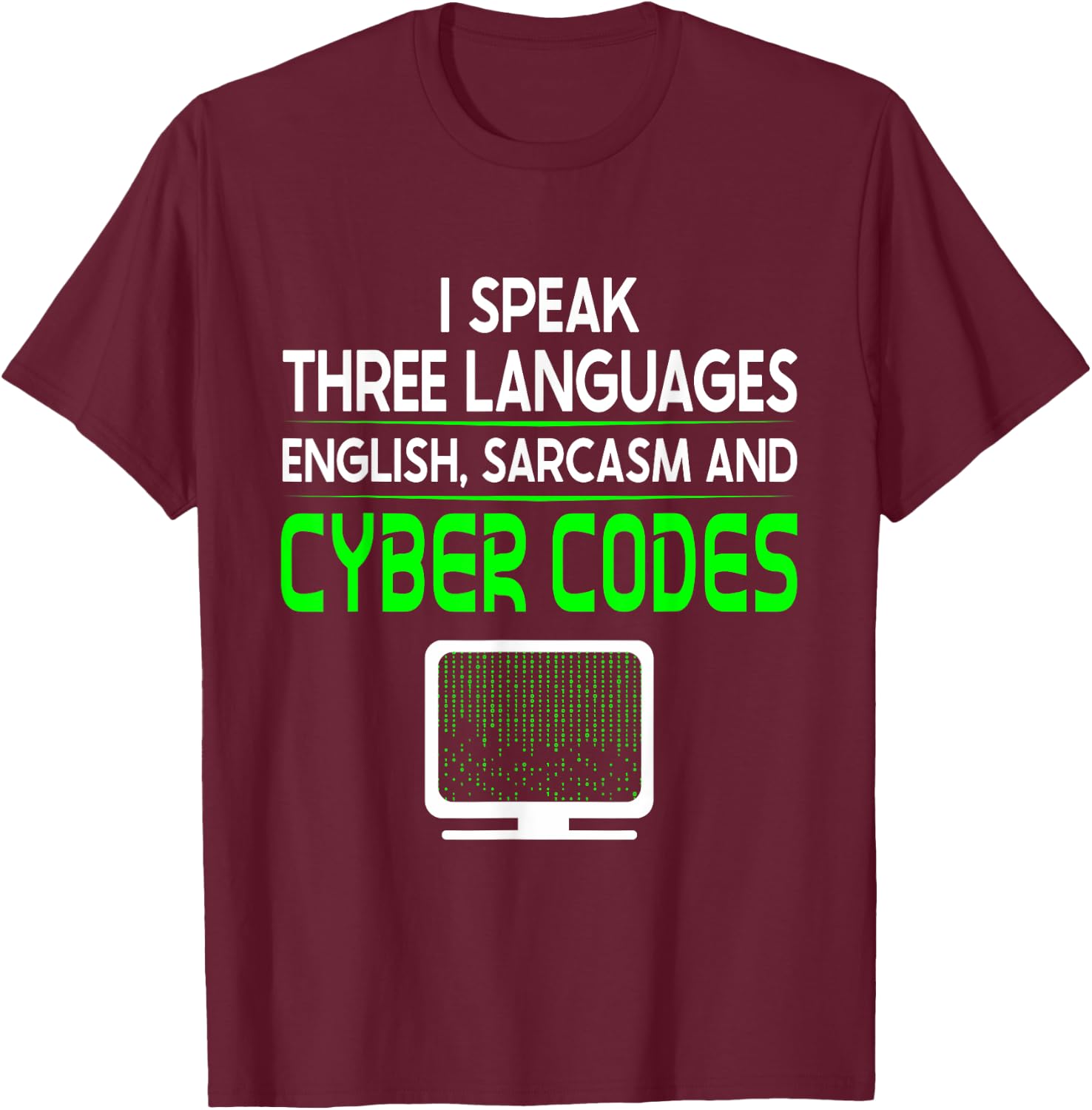 Cyber security Professional Funny IT Security Ethical hacker T-Shirt - T-Shirt | Maroon