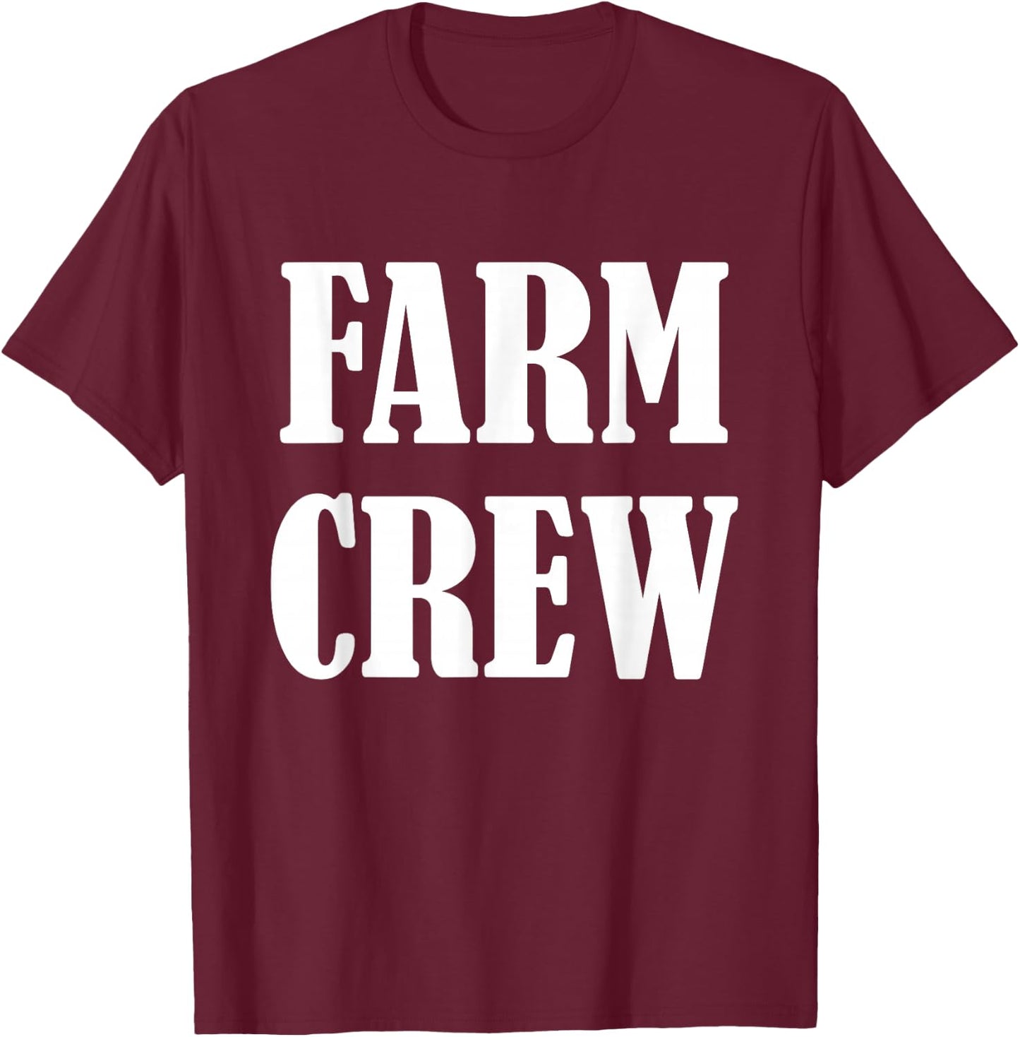 Farm Staff Uniform Farmers Design - Farm Crew T-Shirt - T-Shirt | Maroon