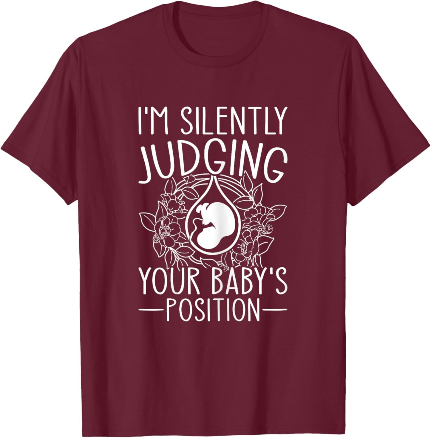 Doula Birth Worker Midwife T-Shirt - T-Shirt | Maroon