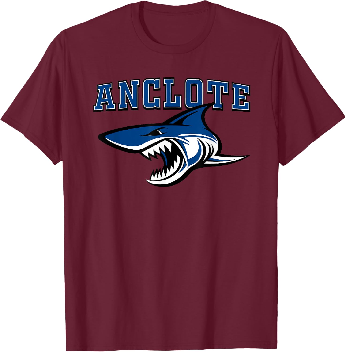Anclote Sharks Team Spirit T-Shirt - T-Shirt | Maroon