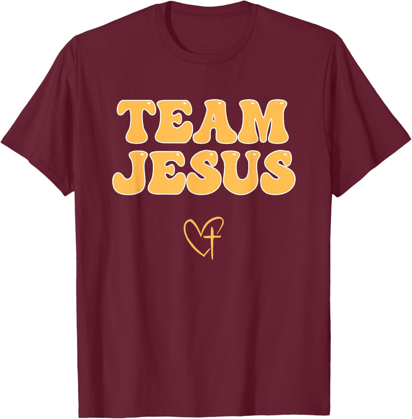 Team Jesus Christian Women T-Shirt - T-Shirt | Maroon