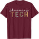 Leopard Pharmacy Tech Appreciation healthcare workers T-Shirt - T-Shirt | Maroon