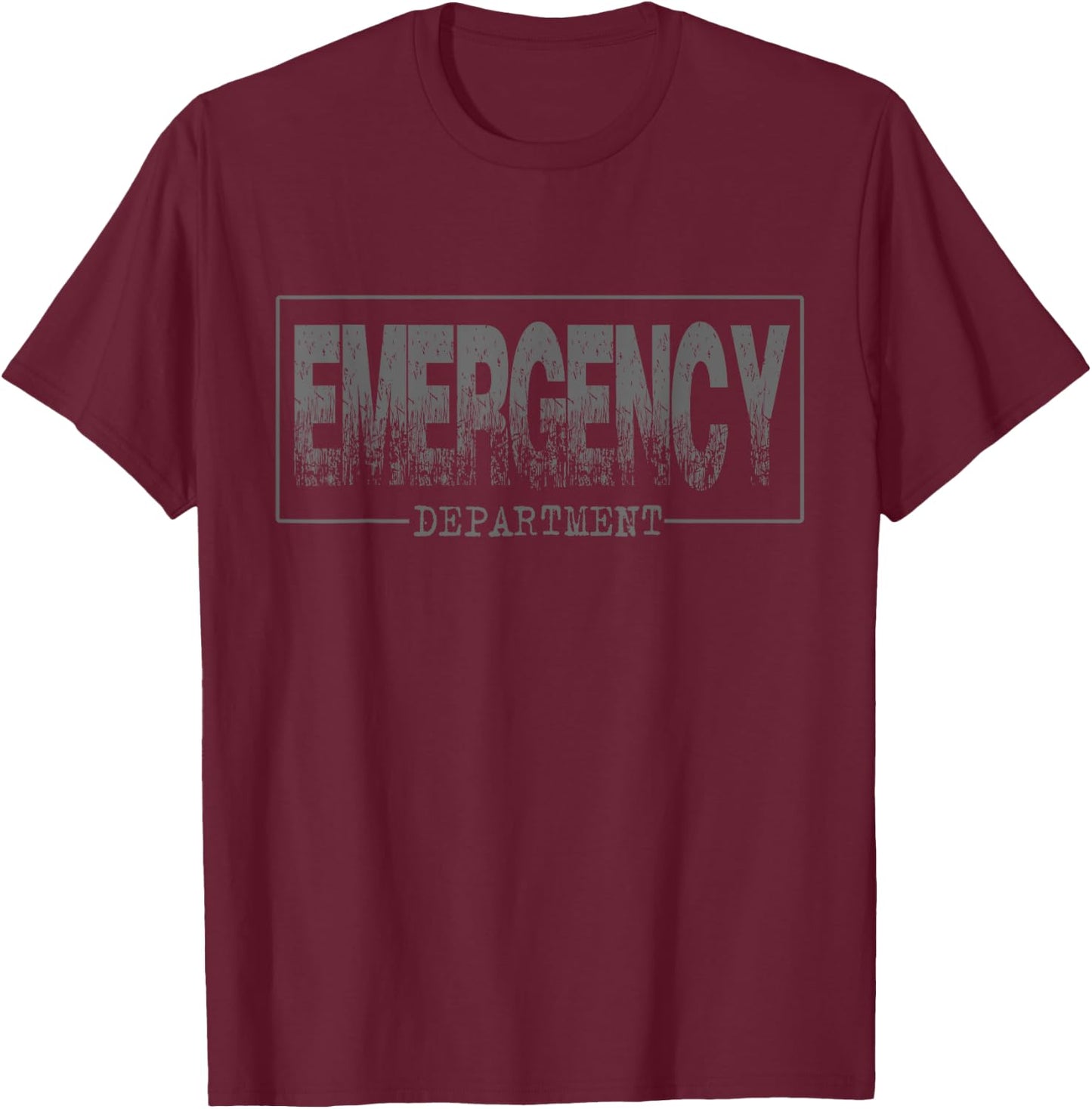 Emergency Department Emergency Room Healthcare Nursing squad T-Shirt - T-Shirt | Maroon