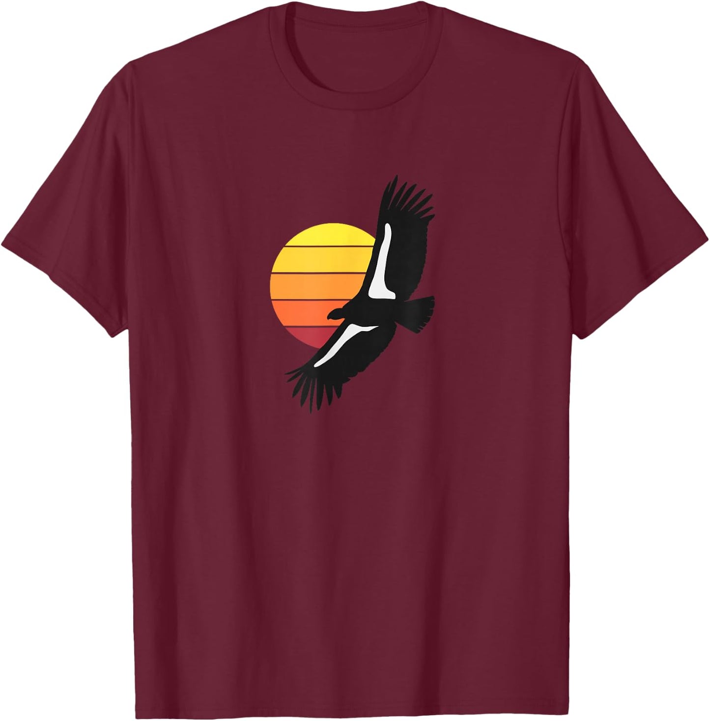 California Condor T-Shirt - T-Shirt | Maroon