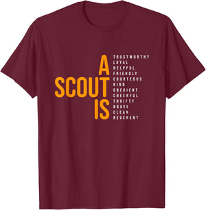 A Scout Is T-Shirt - T-Shirt | Maroon