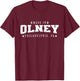 Made in Olney Philadelphia PA Philly Neighborhood Pride T-Shirt - T-Shirt | Maroon