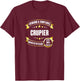 Gifts for CRUPIERS - Crupier THE ONLY T-Shirt - T-Shirt | Maroon
