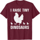 Cute Chicken Women Rooster Hen Chicken Farmer Lovers T-Shirt - T-Shirt | Maroon