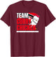 Team Curry Chicken - Trinidad and Guyana Patriotic Cricket T-Shirt - T-Shirt | Maroon