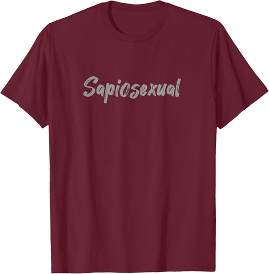 Sapiosexual Dictionary Nerd Reading Addict T-Shirt - T-Shirt | Maroon