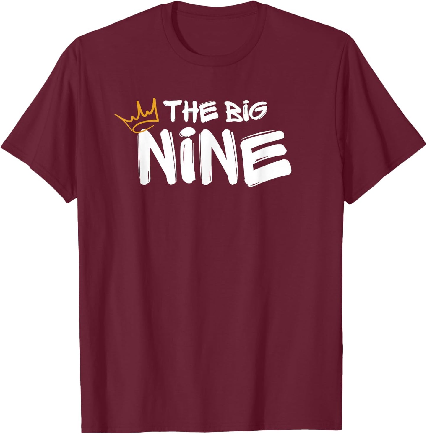 Happy 9th Birthday Notorious Boy Girl King Kid Year Nine 9 T-Shirt - T-Shirt | Maroon