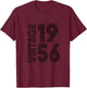Vintage 1956 T Shirts Retro Funny 1956 Birthday T-Shirt - T-Shirt | Maroon