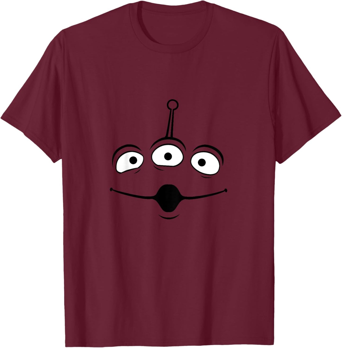 Kids Disney Pixar Toy Story Alien Face Toddler Youth T-Shirt - T-Shirt | Maroon