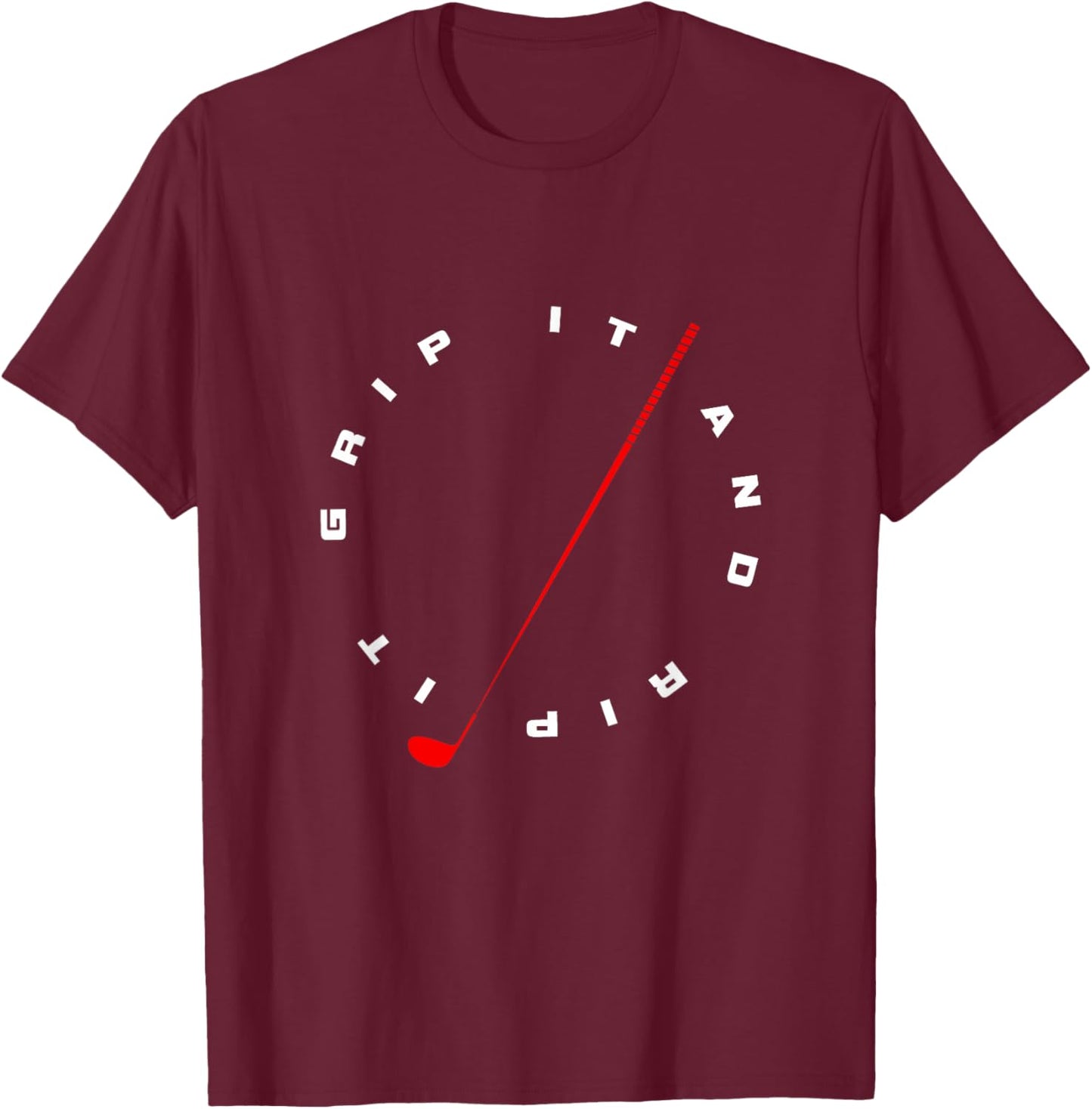 Golfer Golf T-Shirt - T-Shirt | Maroon