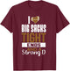 I Love Big Sacks Tight Ends and a Strong D Funny Football T-Shirt - T-Shirt | Maroon