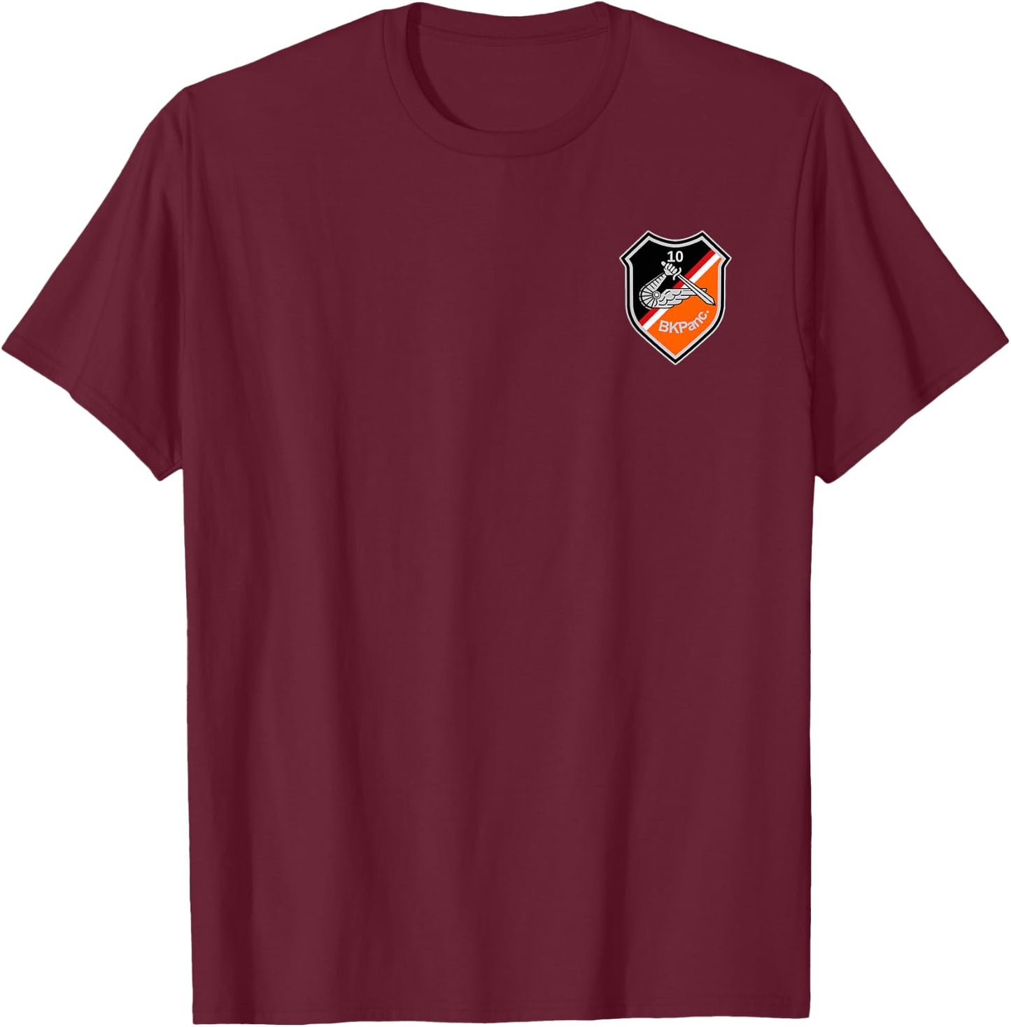 Polish Army 10th Armoured Cavalry Brigade Military T-Shirt - T-Shirt | Maroon