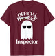 Boo-Bee Inspector Lazy DIY Halloween Costume Funny Ghost T-Shirt - T-Shirt | Maroon