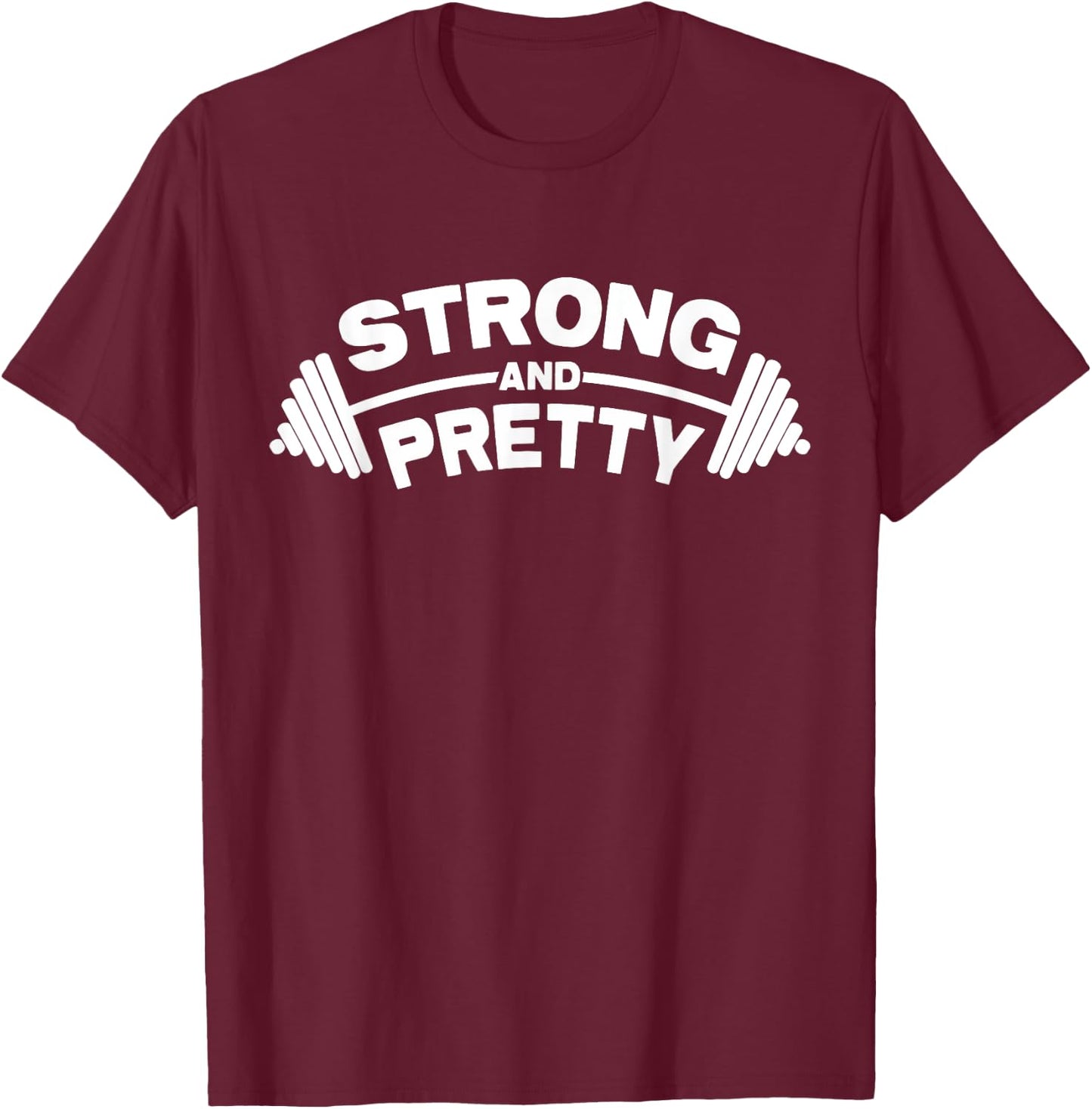 Fitness Gym Weigh Lifting Women Equality Apparel T-Shirt - T-Shirt | Maroon