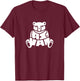 Taiwan Formosan Black Bear Word Art - Funny Animal T-Shirt - T-Shirt | Maroon