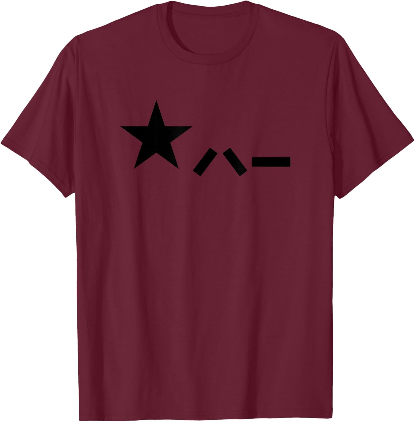 China Pla People's Liberation Army Flag Chinese Armed Forces T-Shirt - T-Shirt | Maroon