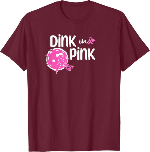 Dink The Pink Ribbon Show Support On the Pickleball Court