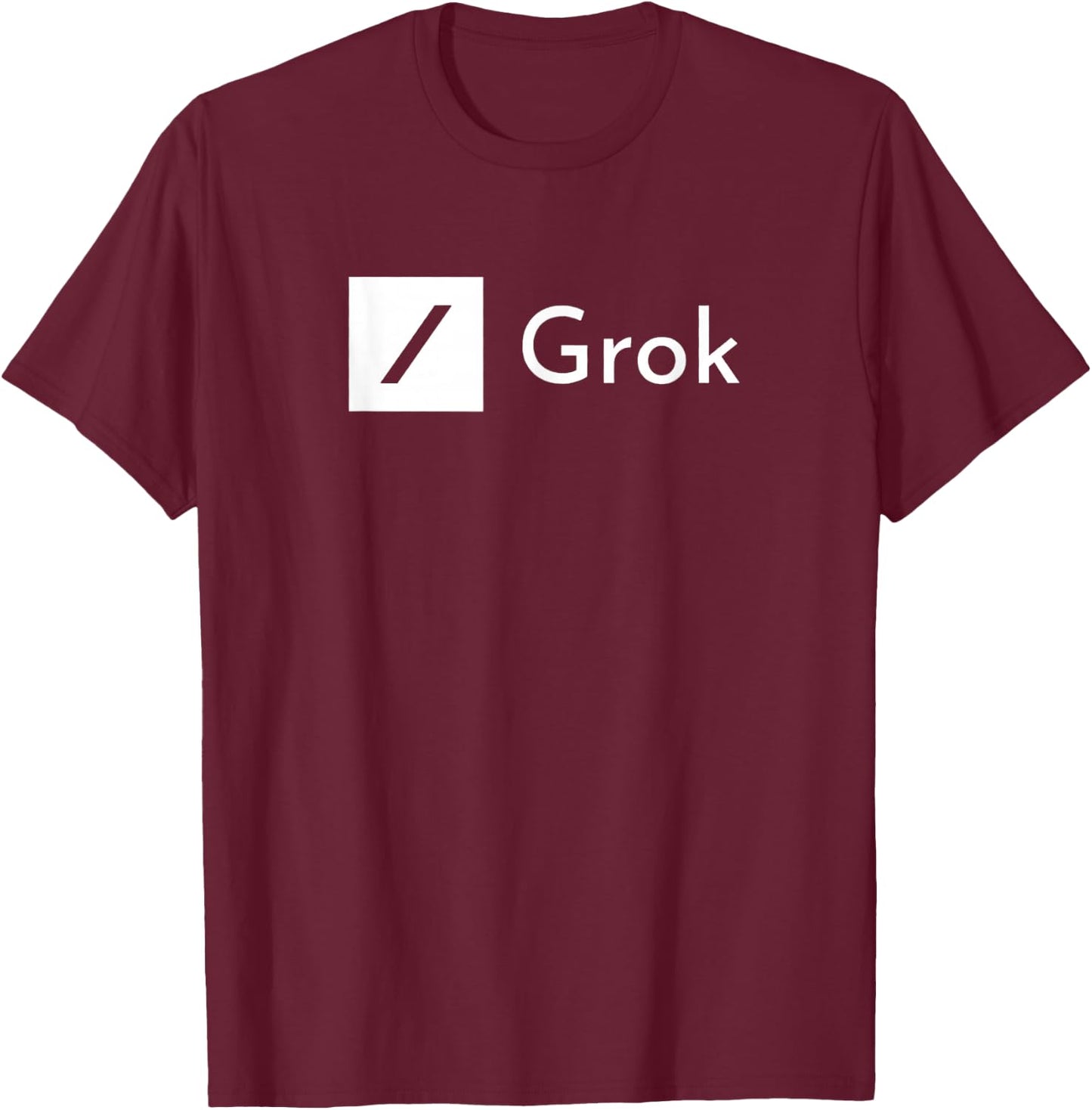 Grok AI - Truth-Seeking Artificial Intelligence Software T-Shirt - T-Shirt | Maroon