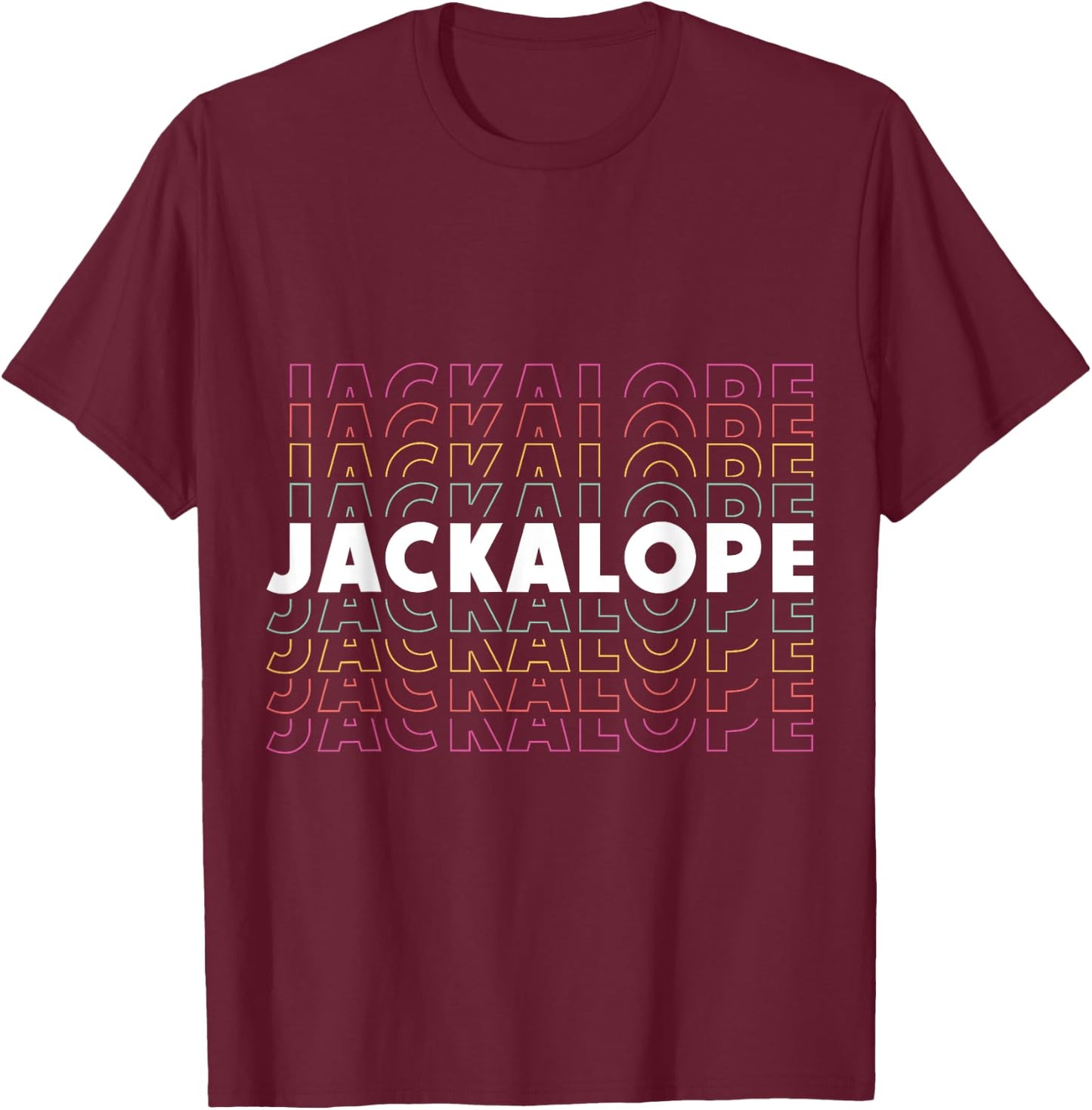 Save The Jackalope Cryptid Jackrabbit Rabbit Bunny T-Shirt - T-Shirt | Maroon