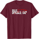 Zombie Rule #2 Double Tap T-Shirt - T-Shirt | Maroon