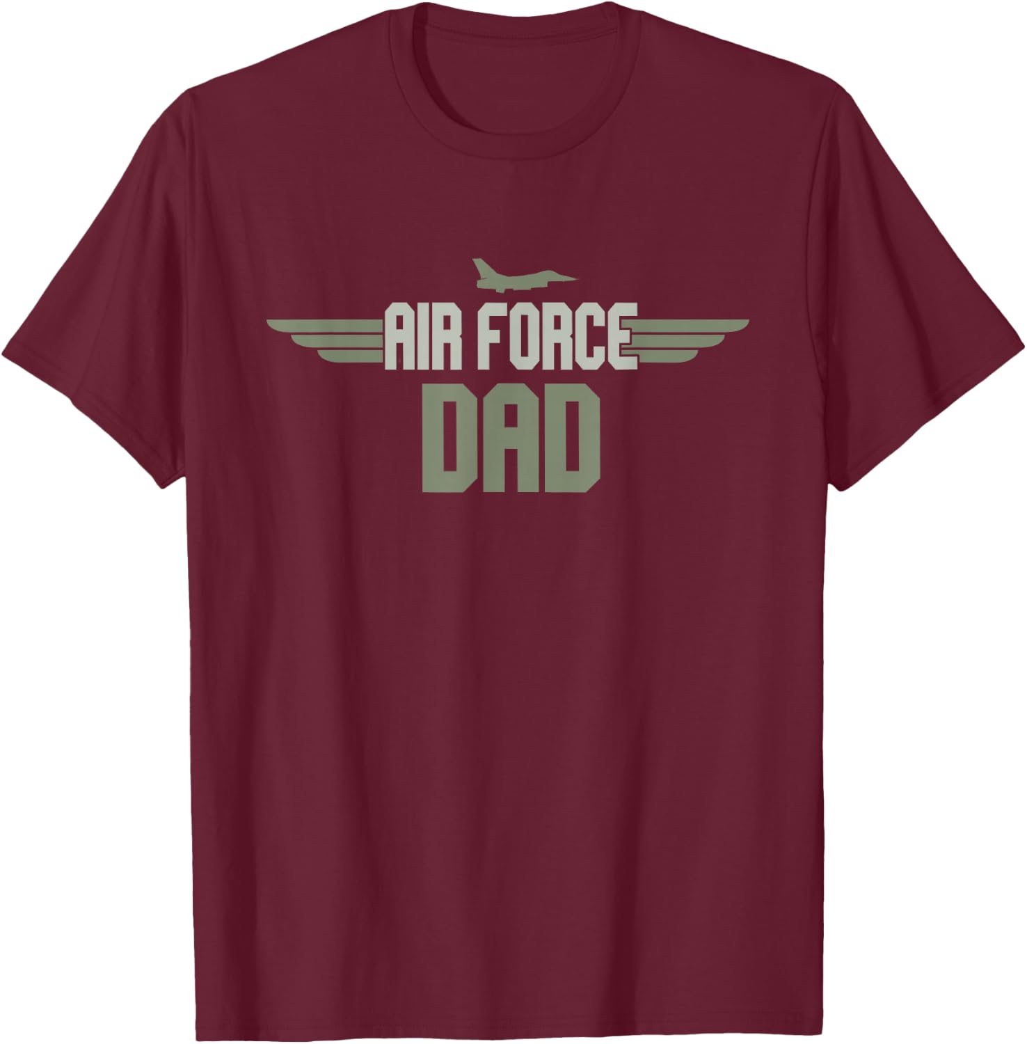 Air Force Dad United States US Air Force Father's Day 2023 T-Shirt - T-Shirt | Maroon