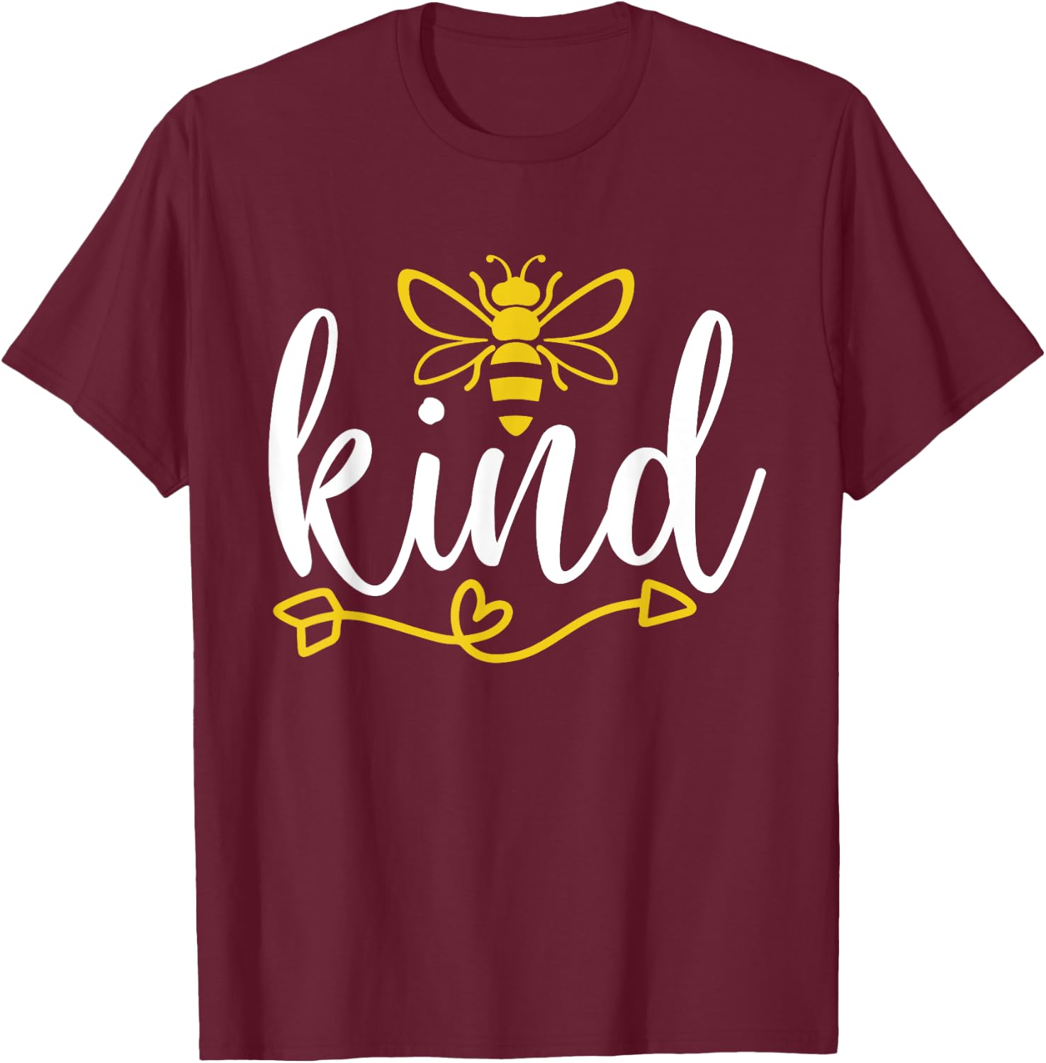 Honey Bee Shirt Bee Keeper Women Bee Kind T-Shirt - T-Shirt | Maroon
