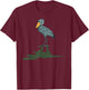 Shoebill Bird Dinosaur Shoebill Stork T-Shirt - T-Shirt | Maroon