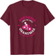 Fitness Instructor Coach Bodybuilder Weightlifter Assuming I Was Like Most Grandmas Was Your First Mistake Black X-Small Short Sleeve T-Shirt - T-Shirt | Maroon