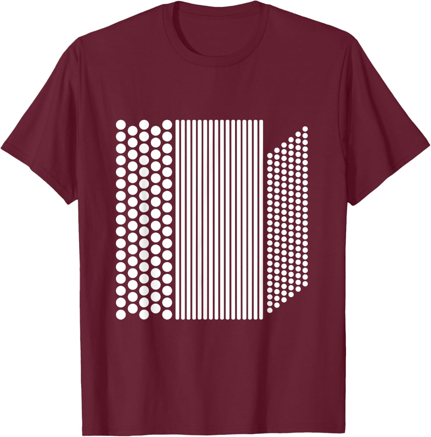 Button Accordion - Accordion Accordionist Accordion Player T-Shirt - T-Shirt | Maroon