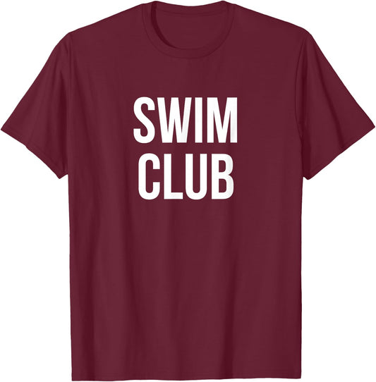 Swim Club T-Shirt - T-Shirt | Maroon